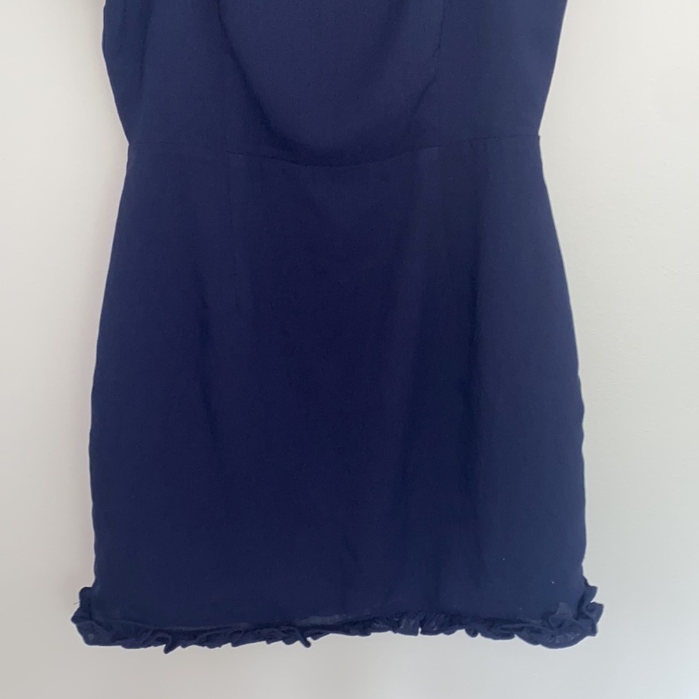 superdown Arabella Navy Ruffle Mini Dress - Picture 6 of 10